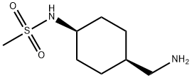 CIS-N-(-4-(氨基甲基)环己基)甲磺酰胺 结构式