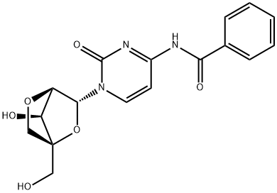 5'-LNA-胞嘧啶 结构式