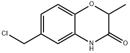 6-(氯甲基)-2-甲基-2H-苯并[B][1,4]噁嗪-3(4H)-酮 结构式