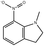 1-Methyl-7-nitroindoline 结构式