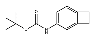 N-(4-双环[4.2.0]辛-1,3,5-三烯基)氨基甲酸叔丁酯 结构式