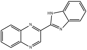 2-(2-苯并咪唑)喹喔啉 结构式