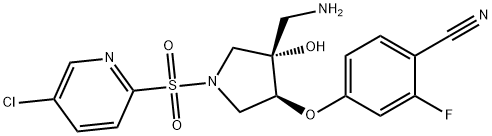 化合物 GSK3527497 结构式