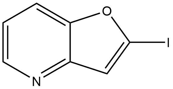 2-碘呋喃并[3,2-B]吡啶 结构式