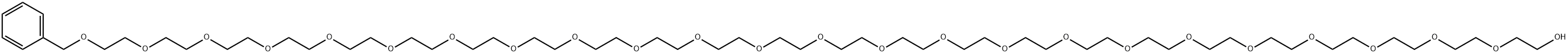 3,6,9,12,15,18,21,24,27,30,33,36,39,42,45,48,51,54,57,60,63,66,69,72-Tetracosaoxatriheptacontan-1-ol, 73-phenyl- 结构式