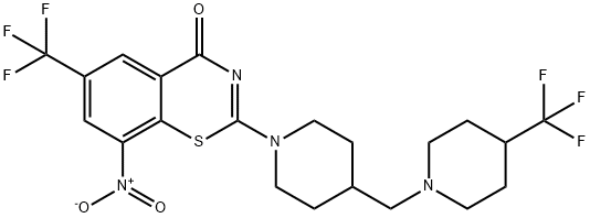 TUBERCULOSIS INHIBITOR 3 结构式