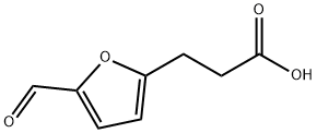 3-(5-甲酰基呋喃-2-基)丙酸 结构式