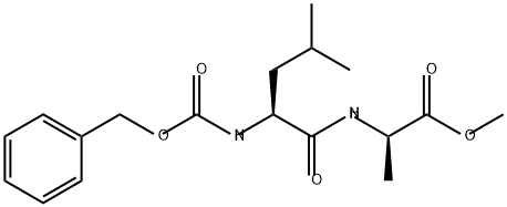 D-Alanine, N-[N-[(phenylmethoxy)carbonyl]-L-leucyl]-, methyl ester (9CI) 结构式