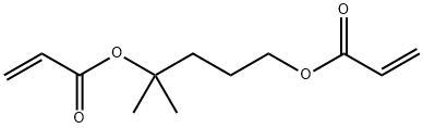 2-Propenoic acid, 1,1''-(1,1-dimethyl-1,4-butanediyl) ester 结构式