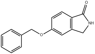 5-(Benzyloxy)-2,3-dihydroisoindol-1-one 结构式