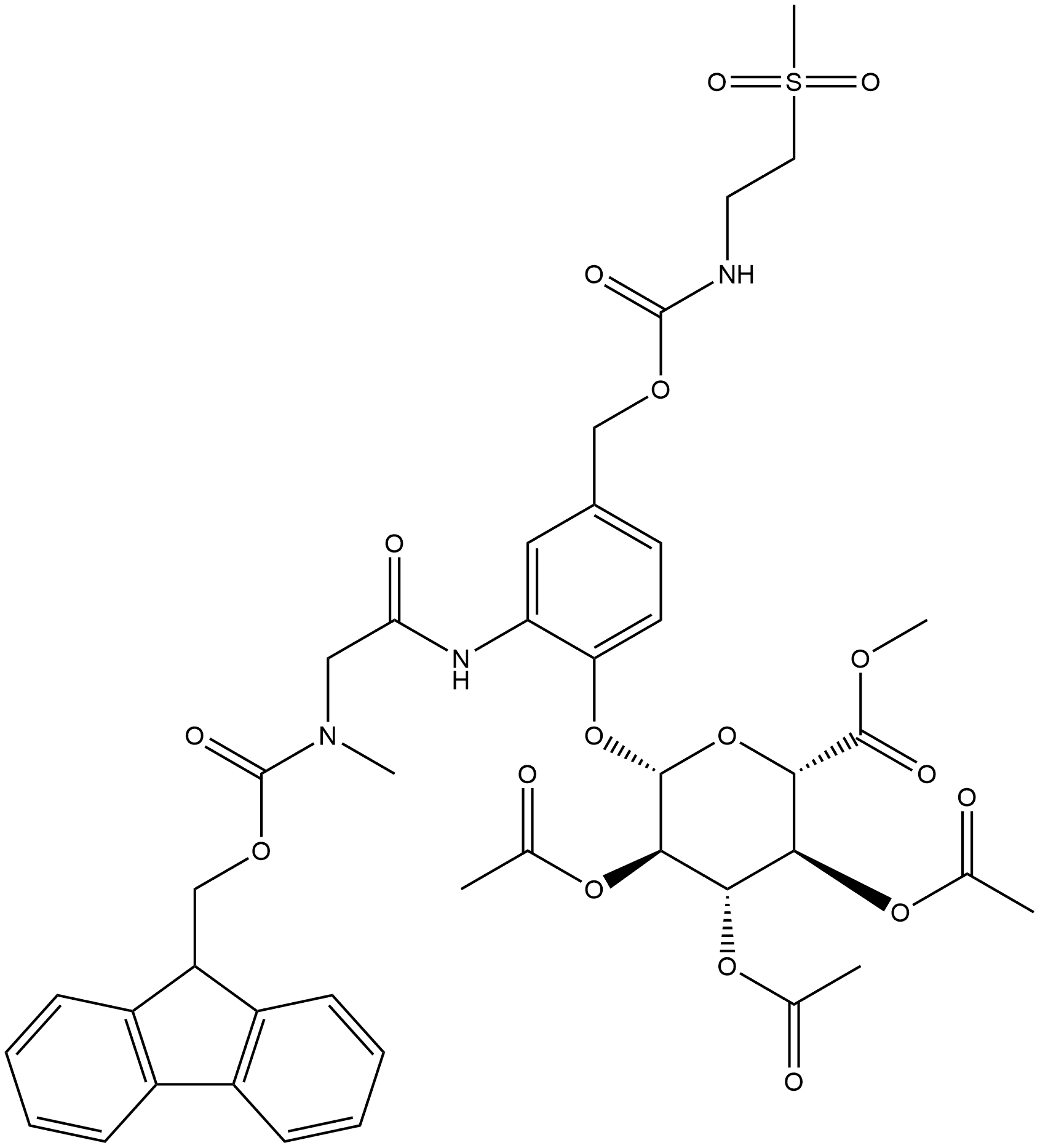 MAC GLUCURONIDE LINKER-1 结构式