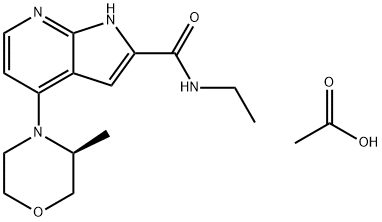 化合物 BAY-707 ACETATE 结构式