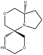 (3R,8''aR)-hexahydrospiro[1,5-oxazinane-3,4''-pyrrolo[2,1-c]morpholine] 结构式