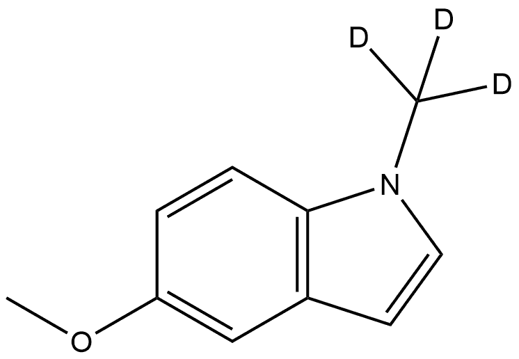 N-BOC-5-甲氧基-7-甲基吲哚 结构式