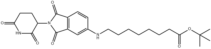 沙利度胺-5-氨基-辛酸叔丁酯 结构式