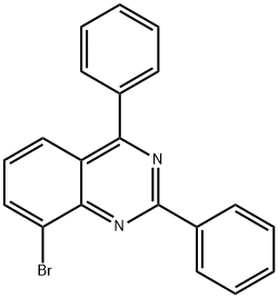 Quinazoline, 8-bromo-2,4-diphenyl- 结构式