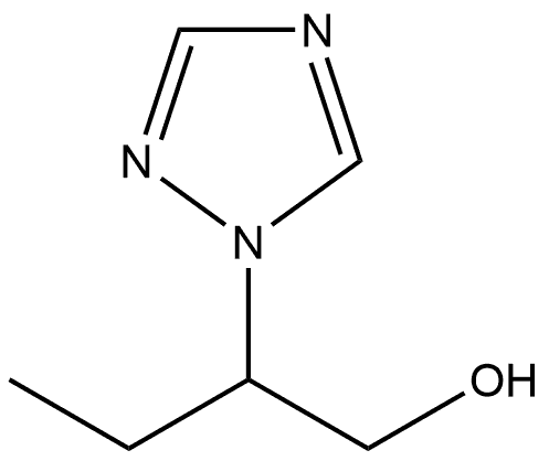2-(1H-1,2,4-triazol-1-yl)butan-1-ol 结构式