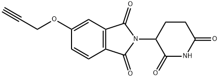 炔基官能化的沙利度胺 结构式