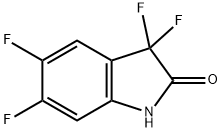 3,3,5,6-四氟吲哚酮 结构式