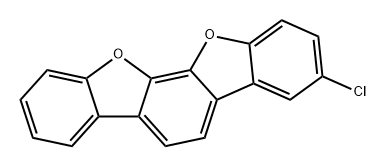3-氯苯并[2,1-B:3,4-B′]双苯并呋喃 结构式