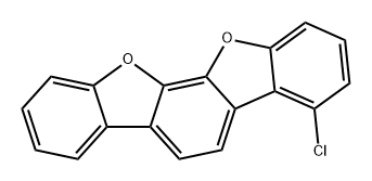 4-氯苯并[2,1-B:3,4-B′]双苯并呋喃 结构式