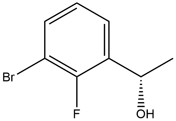 (S)-1-(2-氟-3-溴苯基)乙醇 结构式