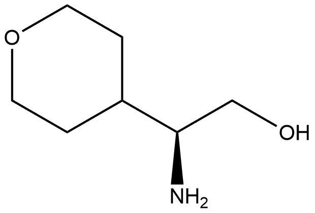 (S)-2-amino-2-(tetrahydro-2H-pyran-4-yl)ethanol 结构式