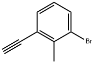 1-溴-3-乙炔基-2-甲基苯 结构式