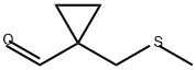 1-[(methylsulfanyl)methyl]cyclopropane-1-carbald
ehyde 结构式