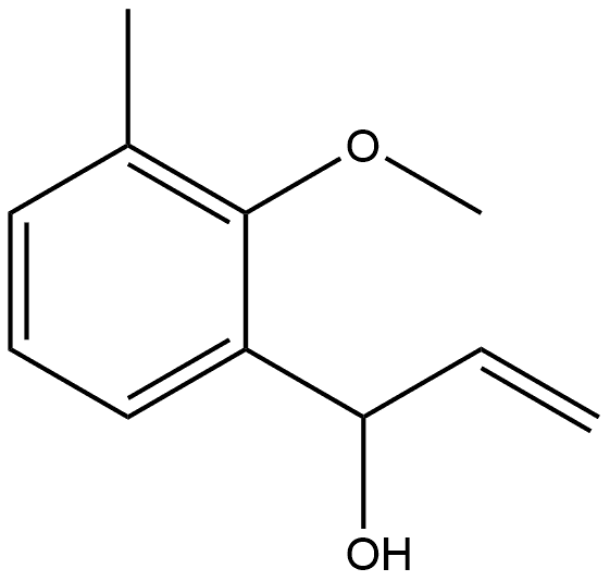 α-Ethenyl-2-methoxy-3-methylbenzenemethanol 结构式