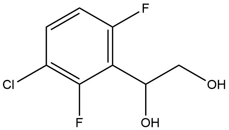 1-(3-Chloro-2,6-difluorophenyl)-1,2-ethanediol 结构式