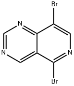 5,8-二溴吡啶并[4,3-D]嘧啶 结构式