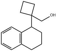 [1-(1,2,3,4-tetrahydronaphthalen-1-yl)cyclobutyl] methanol 结构式