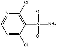 4,6-二氯嘧啶-5-磺酰胺 结构式