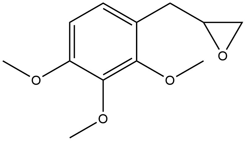 2-[(2,3,4-Trimethoxyphenyl)methyl]oxirane 结构式