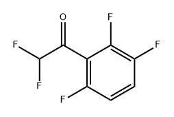 2,2-Difluoro-1-(2,3,6-trifluorophenyl)ethanone 结构式
