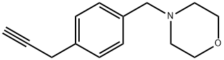 4-{[4-(prop-2-yn-1-yl)phenyl]methyl}morpholine 结构式