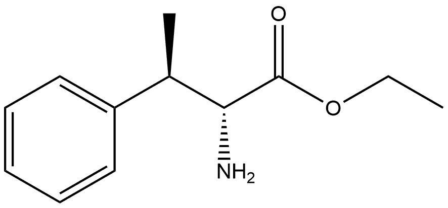 rel-(2S,3S)-2-Amino-3-phenyl-butyric acid ethyl ester 结构式