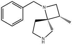 (3S,4R)-1-苄基-3-甲基-1,6-二氮杂螺[3.4]辛烷二琥珀酸酯 结构式