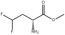 (R)-2-Amino-4,4-difluoro-butyric acid methyl ester 结构式