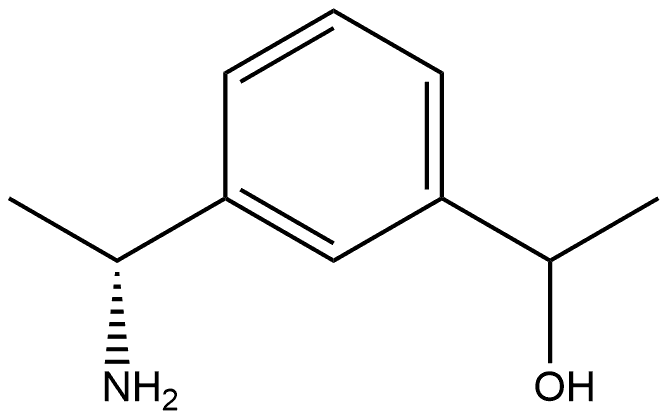 1-(3-((R)-1-氨乙基)苯基)乙-1-醇 结构式