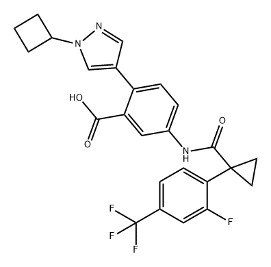 化合物 FULIMETIBANT 结构式