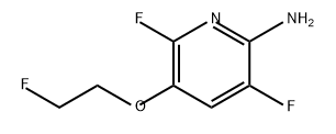 2-Pyridinamine, 3,6-difluoro-5-(2-fluoroethoxy)- 结构式