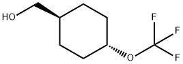 Trans-4-(trifluoromethoxy)cyclohexyl]methanol 结构式