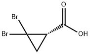 (1S)-2,2-dibromocyclopropane-1-carboxylic acid 结构式