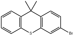 3-溴-9,9-二甲基-9H-硫杂蒽 结构式