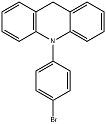 (10-(4-溴苯基)-9,10-二氢吖啶) 结构式