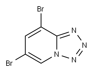 6,8-二溴四唑[1,5-A]吡啶 结构式