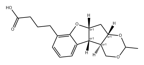 贝前列素杂质42 结构式