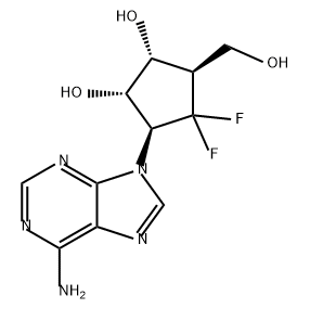 化合物 6-FLUORINATED-ARISTEROMYCIN2C 结构式